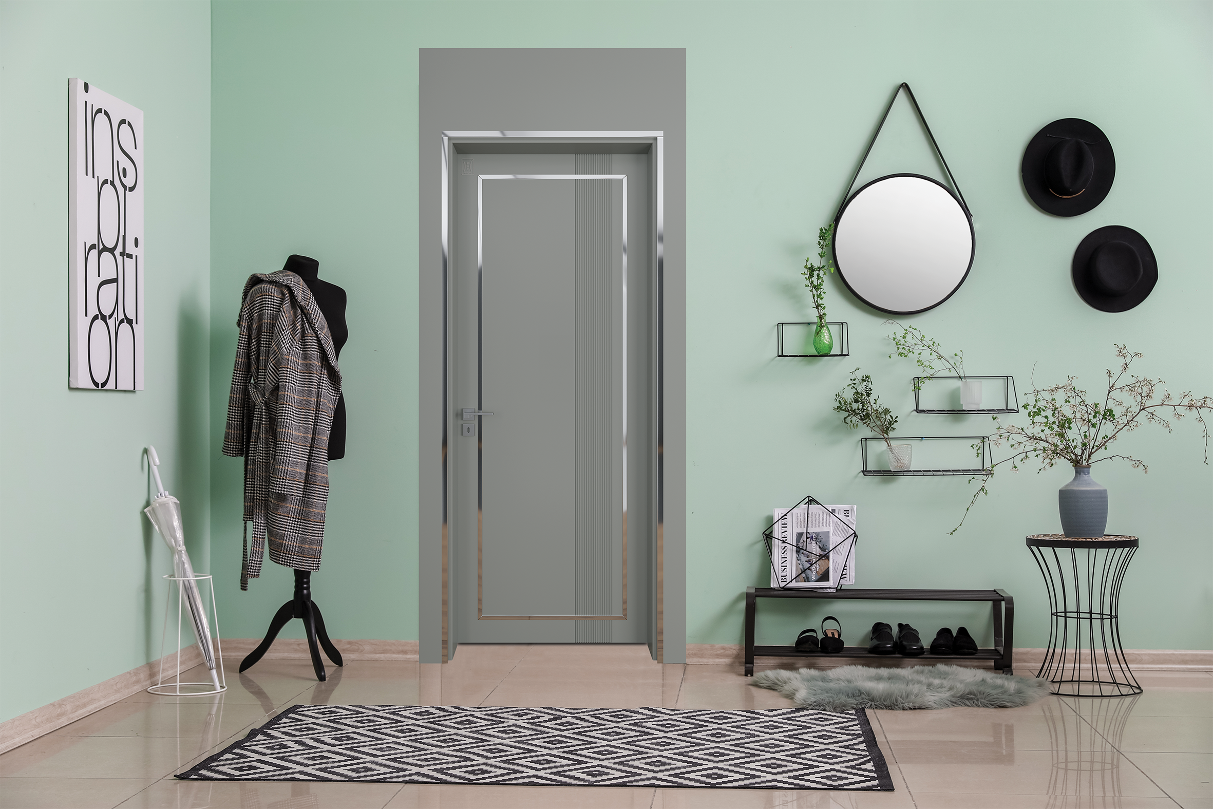 BY-6001 Porte intérieure Laqué